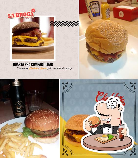 Consiga um hambúrguer no La Broca