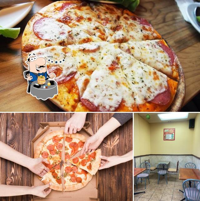 Voici l’image représentant la nourriture et intérieur sur Ancaster Pizza