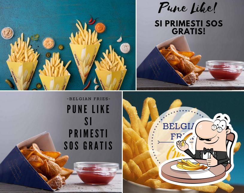 Order chips at Belgian Fries