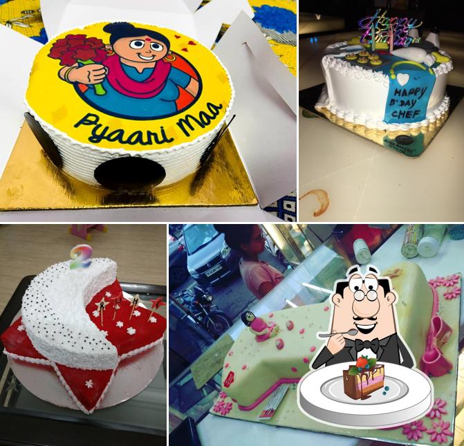 Cake by sona - Drip cake design 🌸 Happy birthday aunty... | Facebook