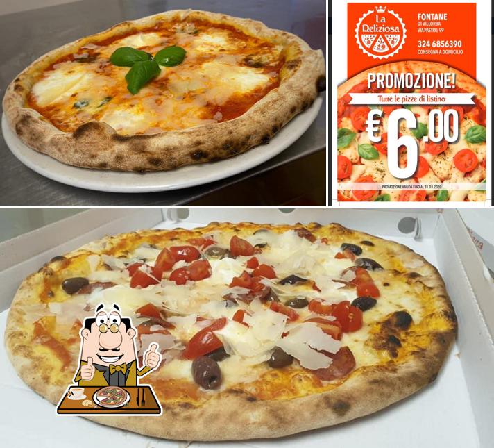 A Pizzeria La Deliziosa, puoi assaggiare una bella pizza