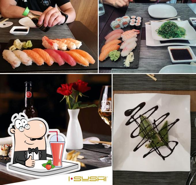 Disfrutra de tu bebida favorita en I-Sushi