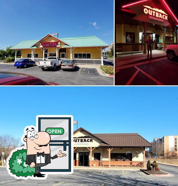 La parte exterior de Outback Steakhouse