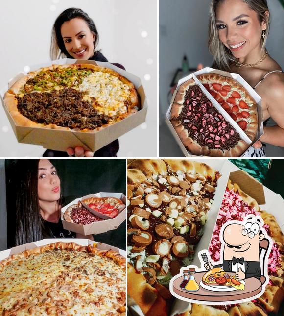 Consiga diferentes variedades de pizza