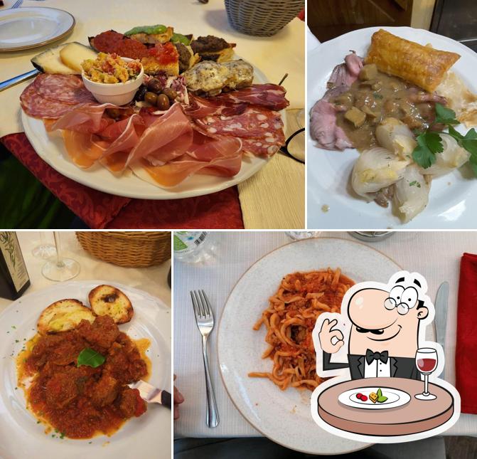 Food at Trattoria di Cagnano