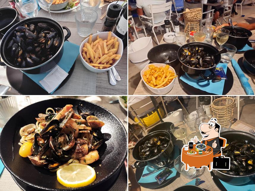 Moules à Restaurant Bleu & Blanc