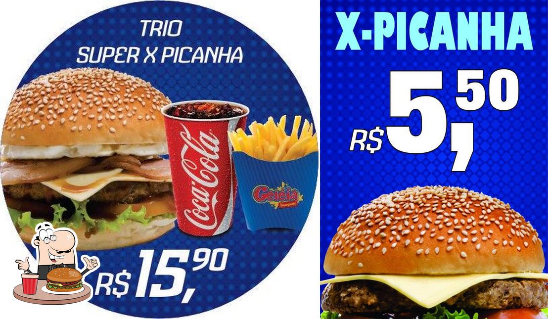 Peça um hambúrguer no Geléia Burger