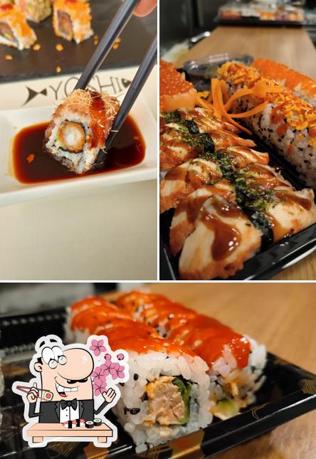 Treat yourself to sushi at YOSHI SUSHI BAR