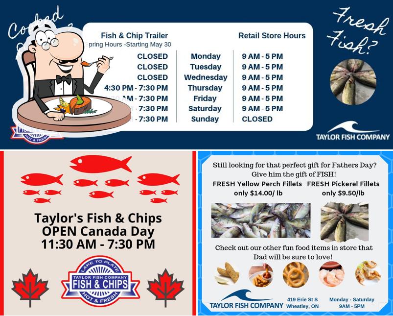 Taylor Fish & Chips sert un menu pour les amateurs de fruits de mer