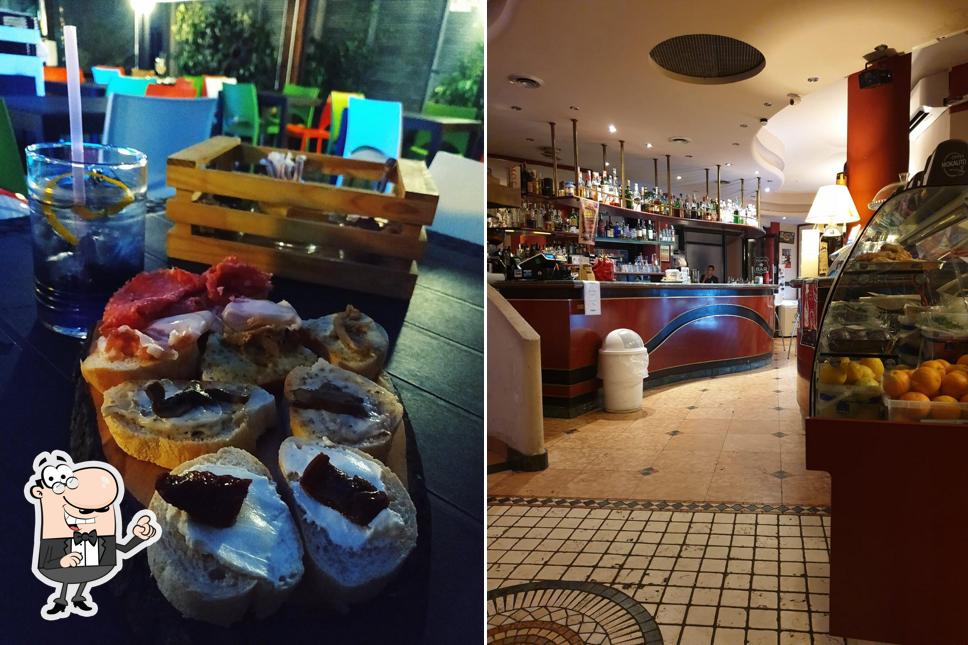 Gli interni di Penta Bar