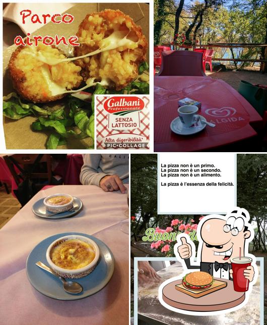Prova un hamburger a Pizzeria Parco Airone