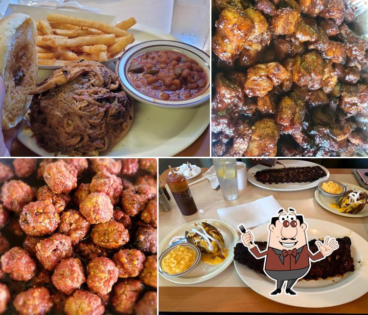 Meals at Smokin Jim's BBQ and Steakhouse