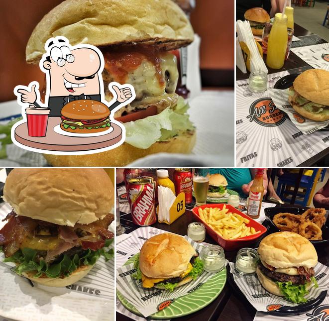 Experimente um hambúrguer no All Star Burger - Americana