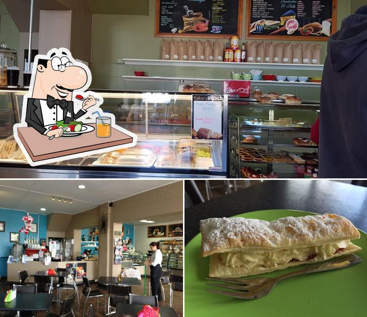 The picture of food and interior at Kyabram Bakery