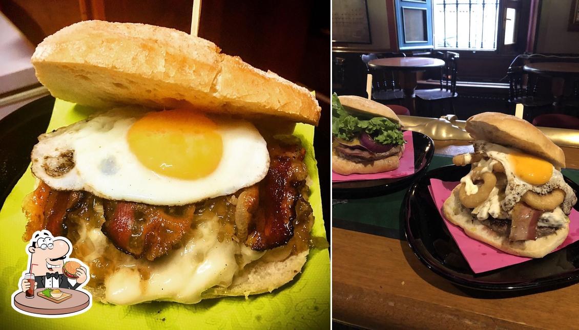 Ordina un hamburger a Lord Byron Pub