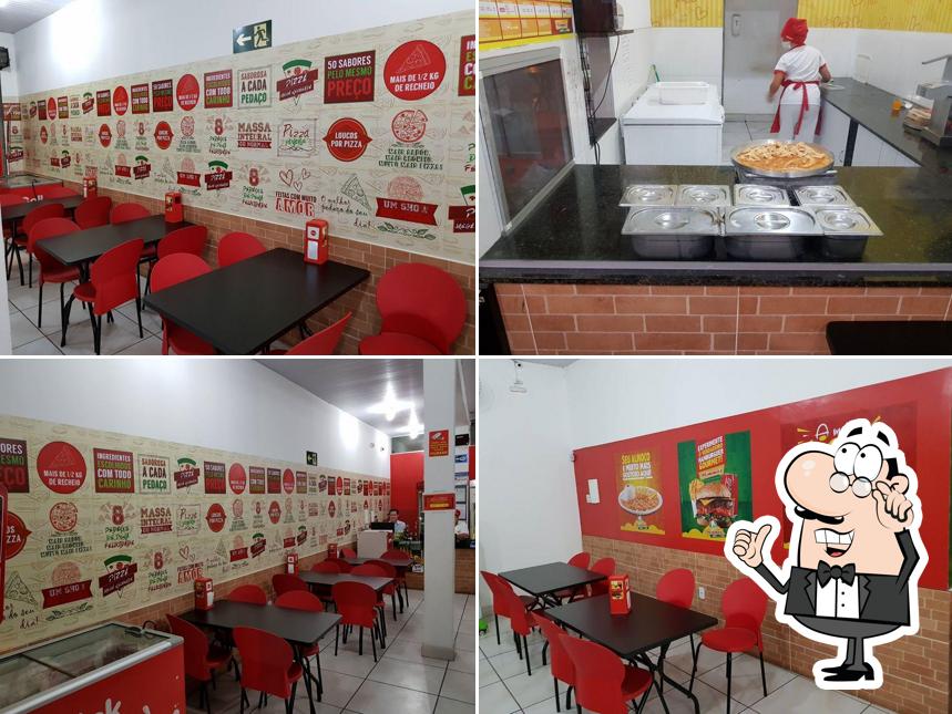 O interior do Mimmas Fast Food Sete Lagoas