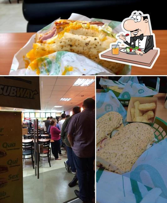 Esta é a foto apresentando comida e interior no Subway