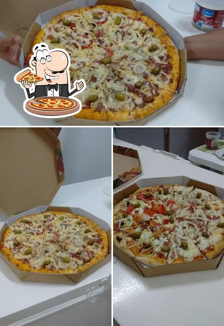 Consiga pizza no Pizzaria Maná