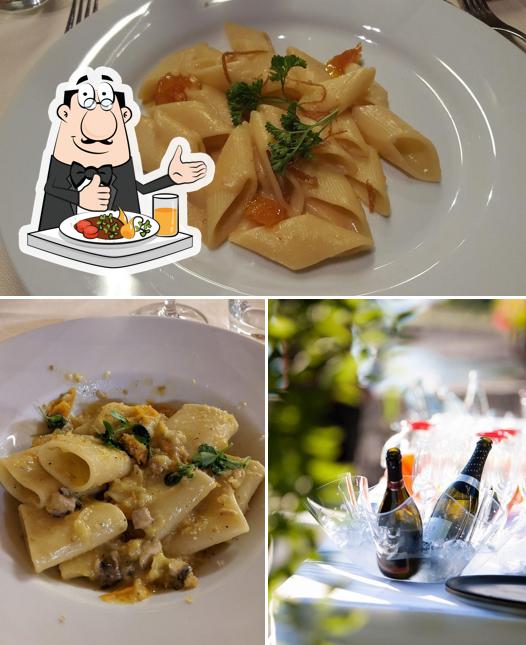 La cibo e birra del ristorante