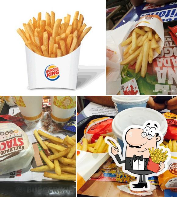 Prove cbatatas fritas francesas no Burger King