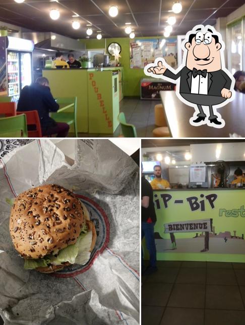 Bip Bip Resto se distingue par sa intérieur et burger