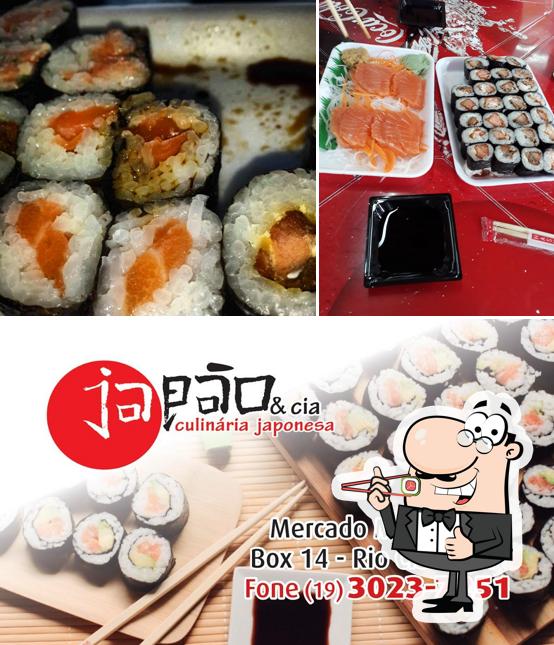 Prove diferentes opções de sushi