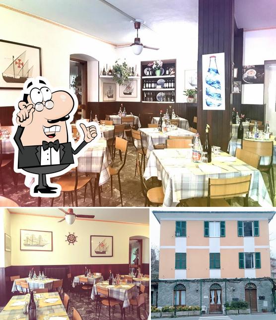 Gli interni di Trattoria Il Boschetto