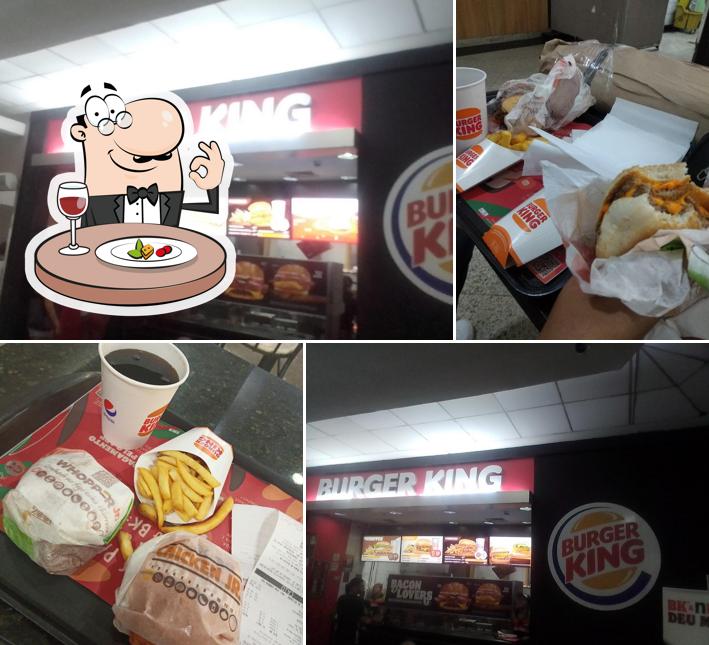 Comida em Burger King