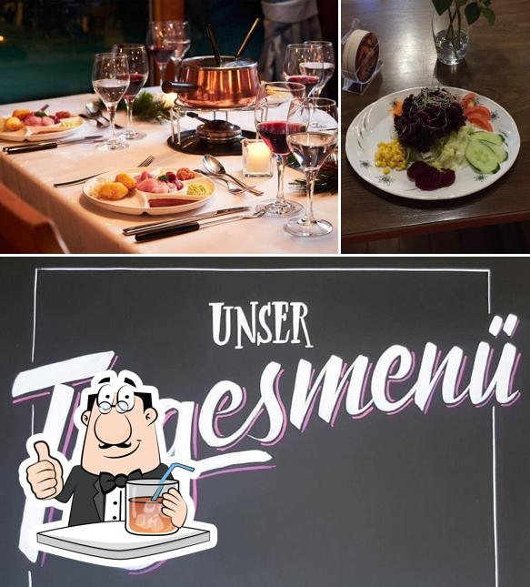 Tra le diverse cose da Restaurant Krone si possono trovare la bevanda e cibo