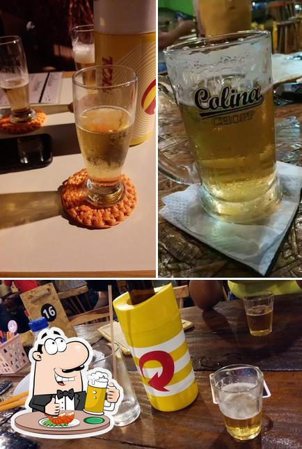 Peça uma tulipa de cerveja leve ou escura