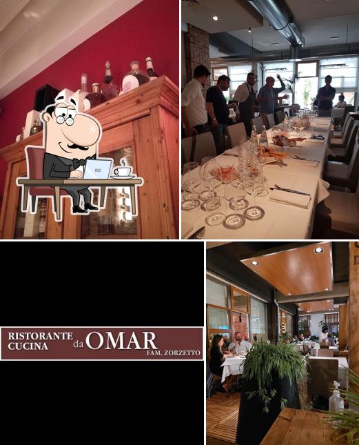 The interior of Ristorante da Omar