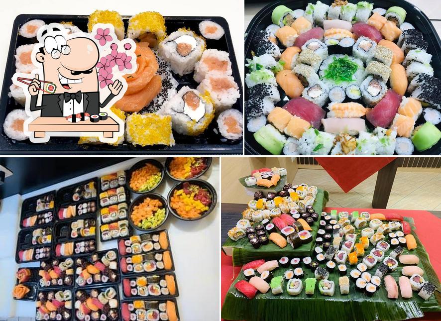 Kostet verschiedene Sushi-Optionen