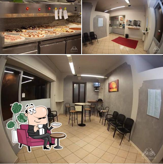 Gli interni di Pizzeria voglia de pizza