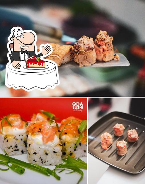 Oda Sushi Delivery oferece uma gama de pratos doces