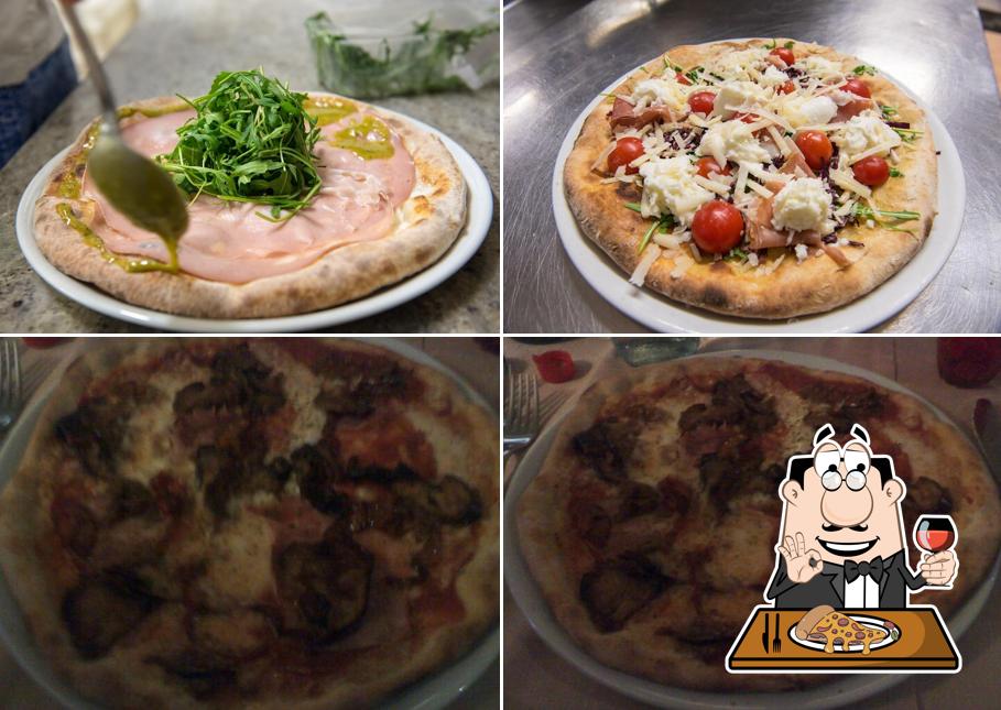 Prenez des pizzas à Ristorante Santi E Peccatori