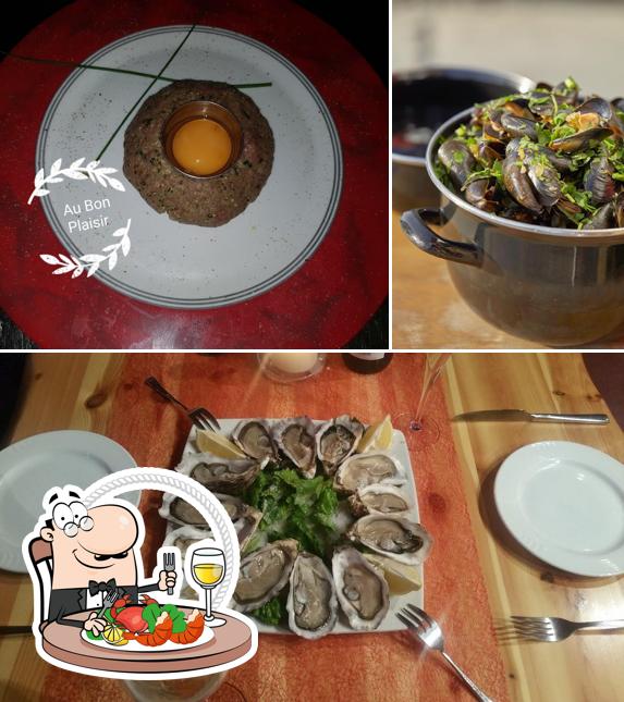 Pick various seafood items served at Brasserie Au Bon Plaisir