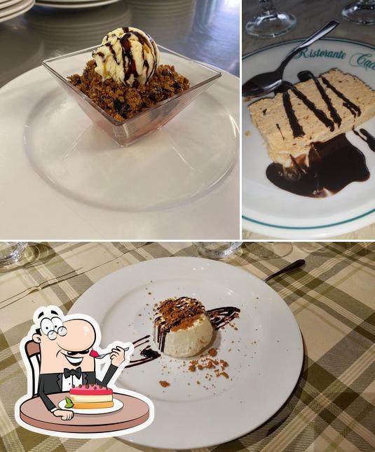 Ristorante Dei Cacciatori propone un'ampia selezione di dessert