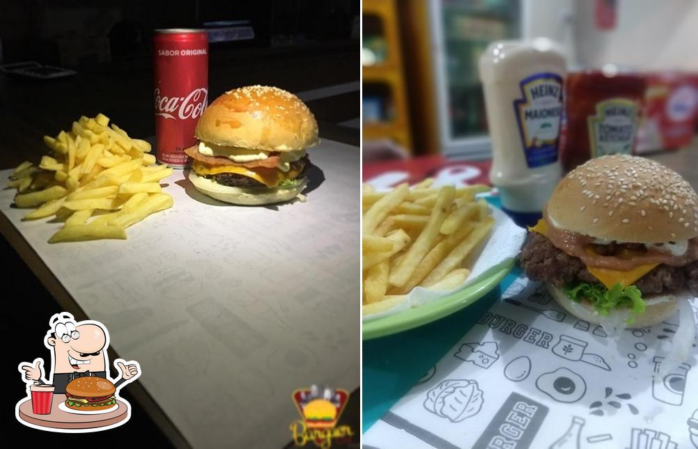 Delicie-se com um hambúrguer no Burger city