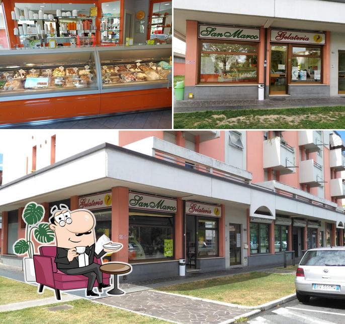 La foto della interni e cibo di Gelateria San Marco (Vicenza)