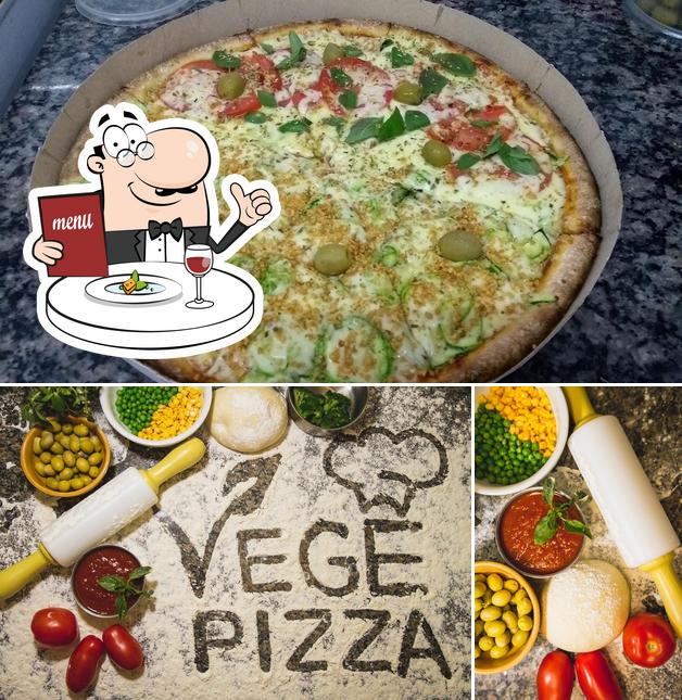 Comida em Vegê Pizza