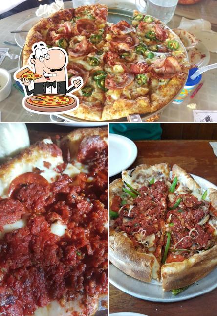 Get pizza at Rocco's Little Chicago