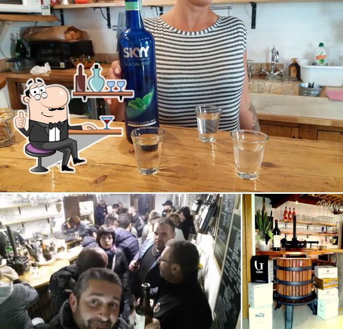 Gli interni di La Cantina Del Conte