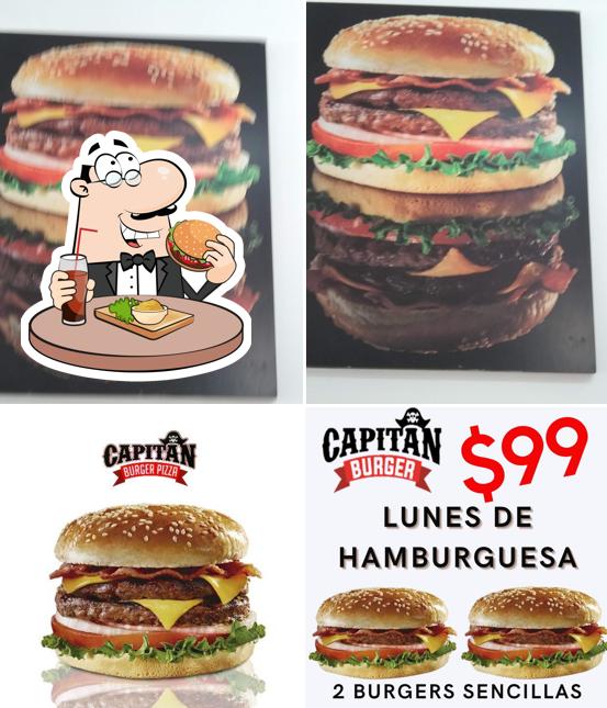 Pide una hamburguesa en Capitan Burger