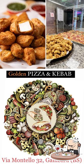 Platti al Golden Pizza & Kebab