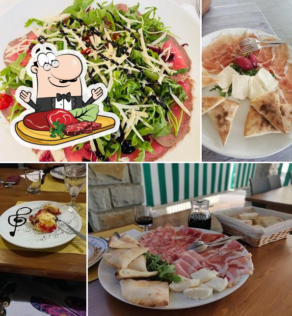 Carpaccio di manzo al PIZZERIA DRAGO VERDE
