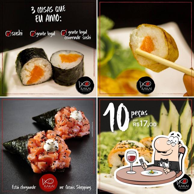 Comida em Rakai Sushi