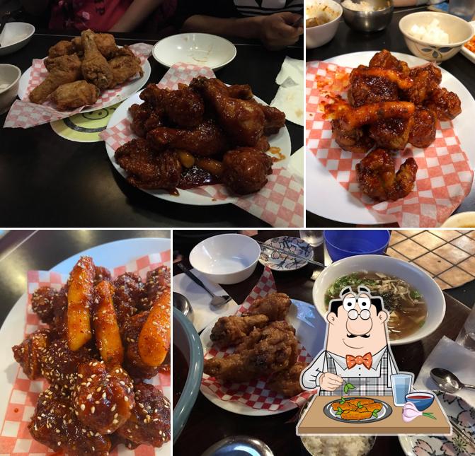 Ailes de poulet à Busan Daeji Gukbap