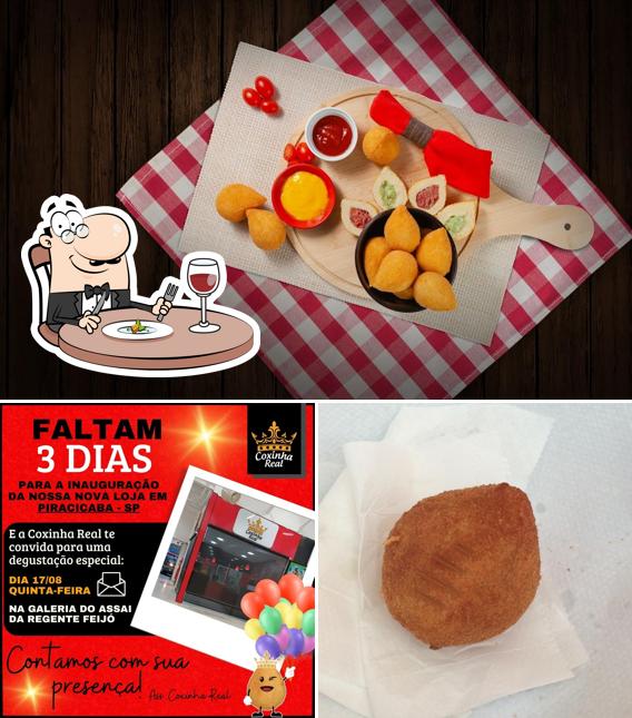 Comida em Coxinha Real Rua Quinze de Novembro Salgado em Tatuí