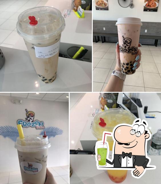 Enjoy a beverage at Frozen Boba