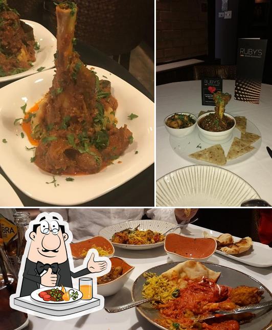 Food at Ruby’s Indian Restaurant Bishop’s Stortford